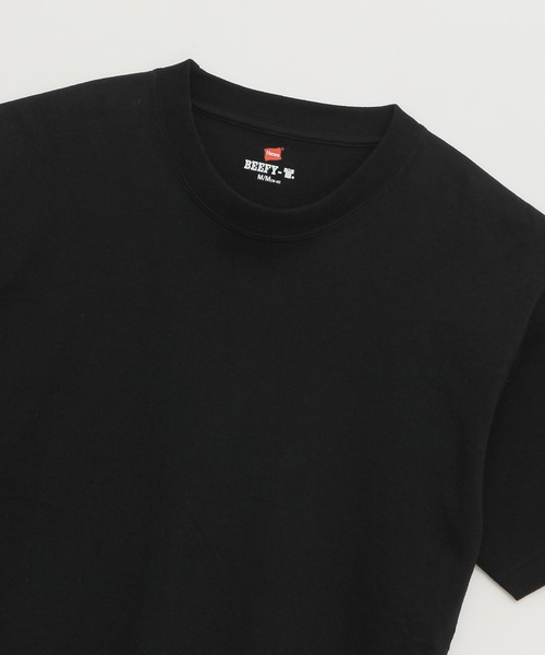 HANES（ヘインズ）の「【Hanes/ヘインズ】メンズ ビーフィー 【2枚組】Tシャツ BEEFY-T（Tシャツ/カットソー・メンズ・ネイビー/ブラック/ヘザーグレー/ホワイト・X-LARGE/SMALL/MEDIUM/LARGE/X-SMALL）」の14枚目の写真