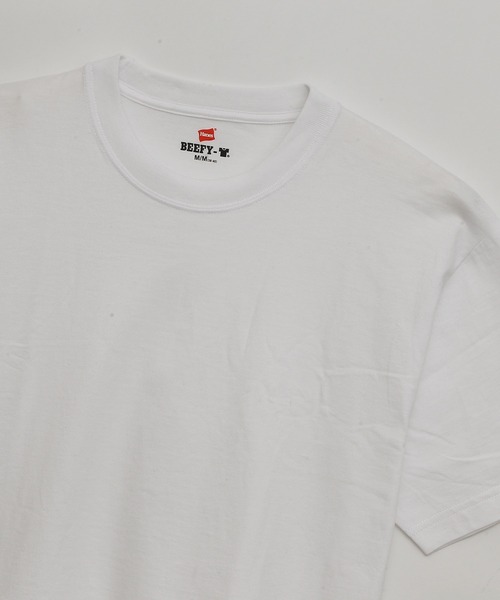 HANES（ヘインズ）の「【Hanes/ヘインズ】メンズ ビーフィー 【2枚組】Tシャツ BEEFY-T（Tシャツ/カットソー・メンズ・ネイビー/ブラック/ヘザーグレー/ホワイト・X-LARGE/SMALL/MEDIUM/LARGE/X-SMALL）」の17枚目の写真