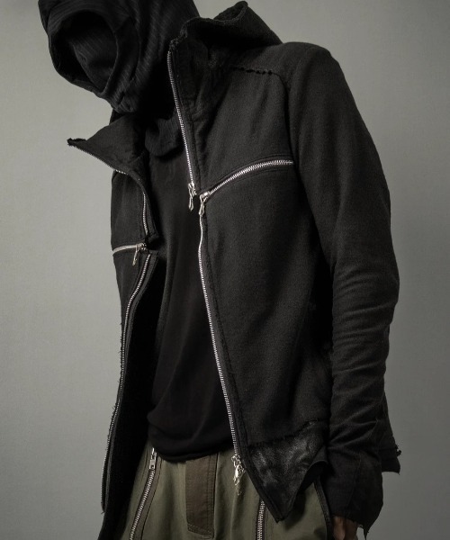 14th Addiction(フォーティーンスアディクション)の「14th Addiction/フォーティーンスアディクション/B.Terry Hoodie(パーカー・メンズ・ブラック/グレー・M/L/S)」の19枚目の写真