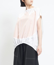 gomme（ゴム）の「チューリップブラウス（Tシャツ/カットソー）」