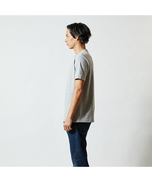 United Athle(ユナイテッドアスレ)の「United Athle/5.6オンス ヘンリーネック Tシャツ(Tシャツ/カットソー・メンズ・ブラック/ホワイト・MEDIUM/SMALL/X-LARGE/LARGE)」の5枚目の写真