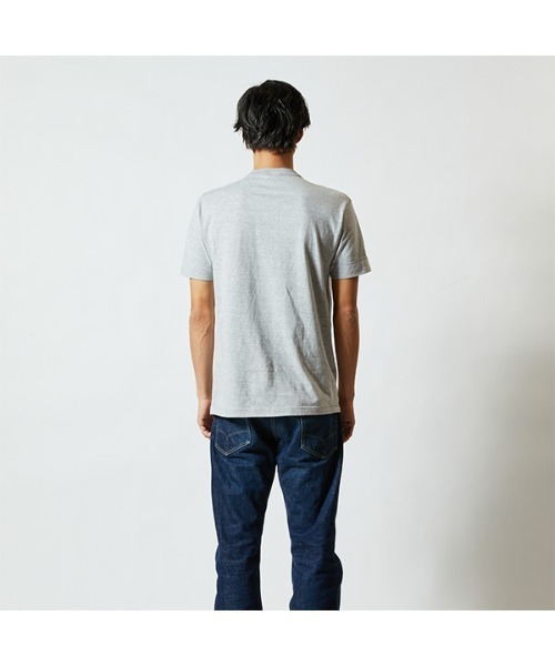 United Athle(ユナイテッドアスレ)の「United Athle/5.6オンス ヘンリーネック Tシャツ(Tシャツ/カットソー・メンズ・ブラック/ホワイト・MEDIUM/SMALL/X-LARGE/LARGE)」の6枚目の写真