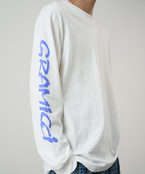 Gramicci(グラミチ)の「FREEDOM L/S TEE / フリーダムロングスリーブTシャツ Gramicci グラミチ(Tシャツ/カットソー・メンズ・オレンジ系その他/ブラック系その他/ラベンダー/ホワイト・L/XL/XXL/M/S)」の2枚目の写真