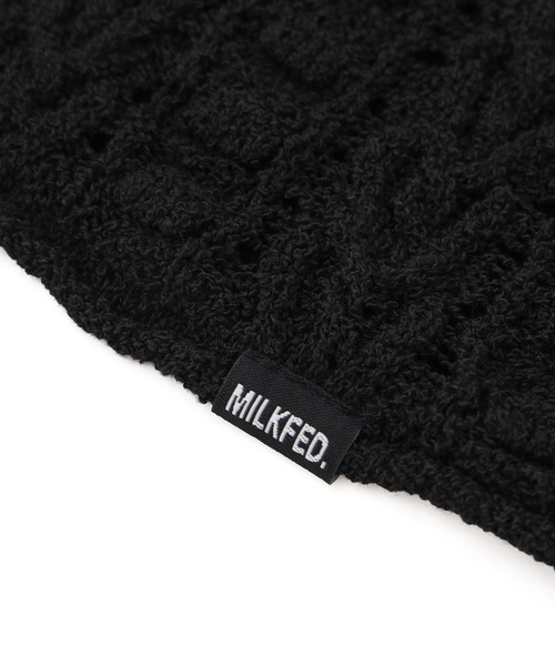MILKFED.（ミルクフェド）の「OPENWORK CABLE KNIT CARDIGAN（カーディガン/ボレロ・レディース・オフホワイト/マルチ/ブラック・ONE SIZE）」の22枚目の写真
