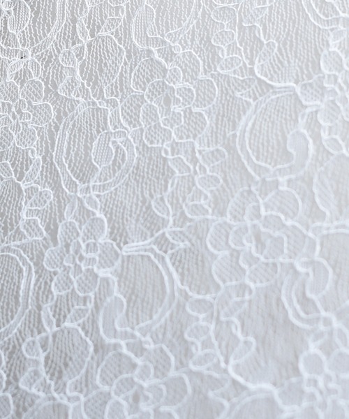 Eimee Law（エイミーロウ）の「レースエンブロランジェリージレ（ベスト・レディース・サックスブルー/オフホワイト/ネイビー/ブラック・FREE）」の11枚目の写真