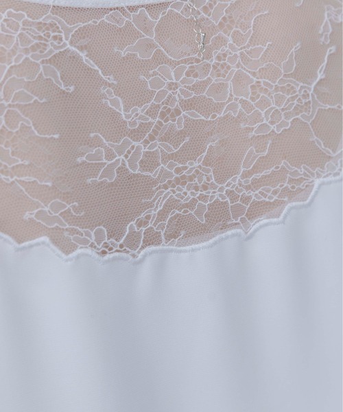 Eimee Law（エイミーロウ）の「レースエンブロランジェリージレ（ベスト・レディース・サックスブルー/オフホワイト/ネイビー/ブラック・FREE）」の19枚目の写真
