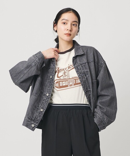 WEB限定/別注】＜Americana＞リンガーTシャツ（Tシャツ/カットソー