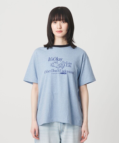 WEB限定/別注】＜Americana＞リンガーTシャツ（Tシャツ/カットソー