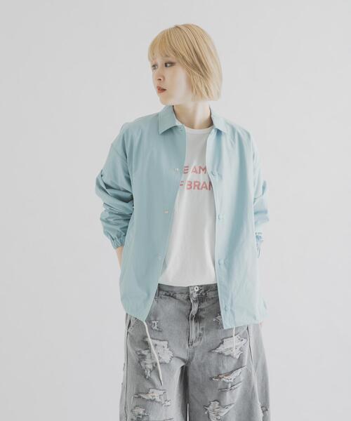 THE GOODLAND MARKET(ザグッドランドマーケット)の「ザ グッドランド マーケット GOOD COACH JACKET(ナイロンジャケット・メンズ・ブラック/ライトグレー/ライトブルー・1/2/3)」の19枚目の写真