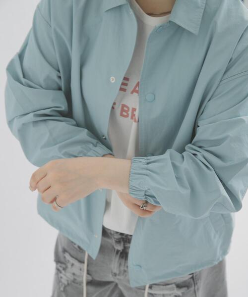 THE GOODLAND MARKET(ザグッドランドマーケット)の「ザ グッドランド マーケット GOOD COACH JACKET(ナイロンジャケット・メンズ・ブラック/ライトグレー/ライトブルー・1/2/3)」の21枚目の写真