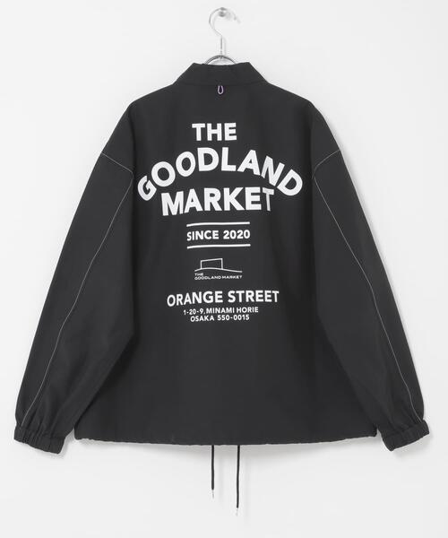 THE GOODLAND MARKET(ザグッドランドマーケット)の「ザ グッドランド マーケット GOOD COACH JACKET(ナイロンジャケット・メンズ・ブラック/ライトグレー/ライトブルー・1/2/3)」の7枚目の写真