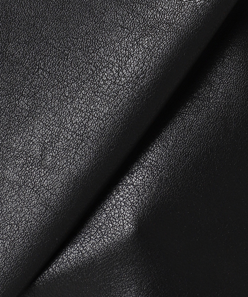 CITYSHOP（シティーショップ）の「FAUX LEATHER TOPS：ブラウス（シャツ/ブラウス・レディース・ブラック/ブラウン・FREE）」の3枚目の写真