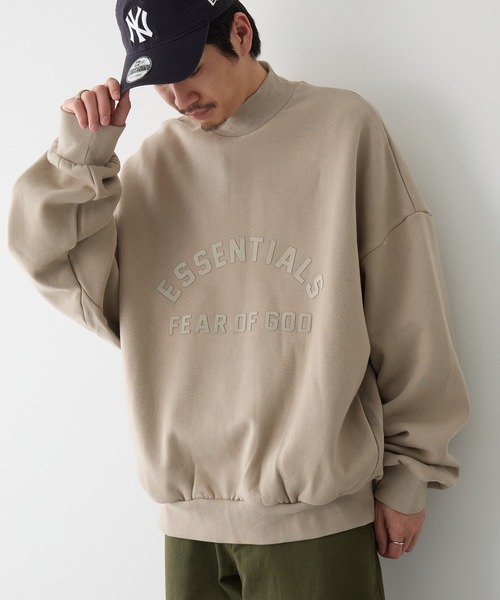 FOG ESSENTIALS(エフオージーエッセンシャルズ)の「【ESSENTIALS】1009essentials THE BLACK COLLECTION(スウェット・メンズ・ベージュ/ブラック・XS/S/M/L/XL)」の2枚目の写真