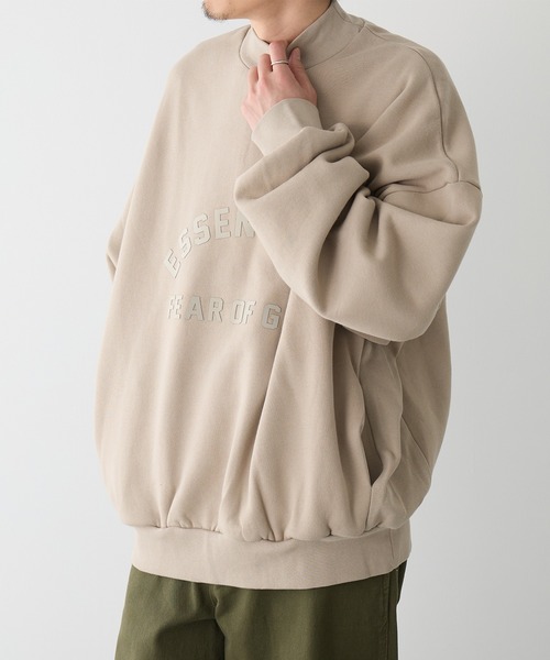 FOG ESSENTIALS(エフオージーエッセンシャルズ)の「【ESSENTIALS】1009essentials THE BLACK COLLECTION(スウェット・メンズ・ベージュ/ブラック・XS/S/M/L/XL)」の4枚目の写真