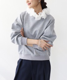 フリル衿付きダンボールトップス