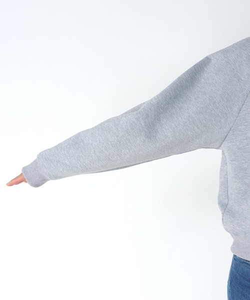 Jines（ジネス）の「フリル衿付きダンボールトップス（Tシャツ/カットソー・レディース・グレー/ブラック/ホワイト・38）」の17枚目の写真