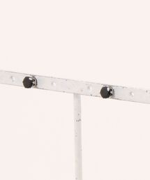 tone（トーン）の「【soill】５㎜の選べるカラーでキャッチがなくならないステンレスキュービックスタッドピアス（ピアス（両耳用））」