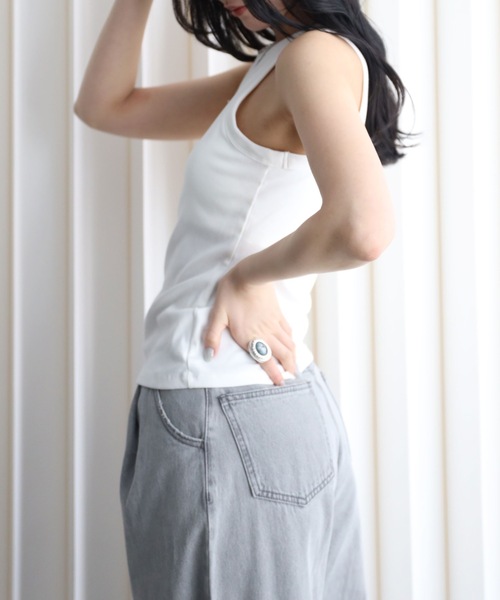 model：164cm. 着用サイズ：FREE