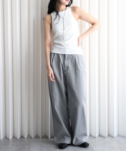 model：164cm. 着用サイズ：FREE