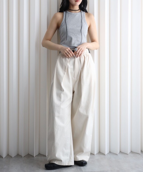 model：164cm. 着用サイズ：FREE