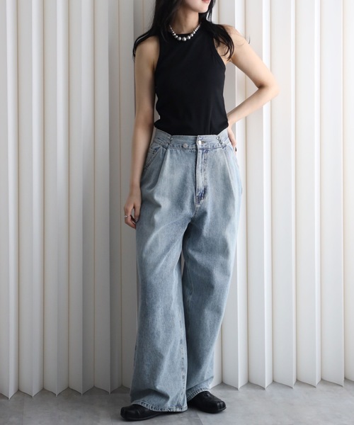model：164cm. 着用サイズ：FREE