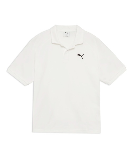 PUMA(プーマ)の「PUMA プーマ メンズ ESS MX 半袖 ポロシャツ(ポロシャツ・メンズ・ホワイト/グリーン系その他/ブラック/ヘザーグレー・XX-LARGE/X-LARGE/SMALL/MEDIUM/LARGE)」の2枚目の写真