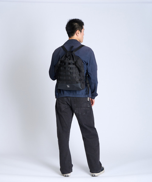 CHROME（クローム）の「［ CHROME / クローム ］BARRAGE KNAPSACK BK_BLACK / バラージ ナップサック ブラック 21リットル 耐水（バックパック/リュック・メンズ・ブラック・FREE）」の16枚目の写真