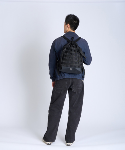 CHROME（クローム）の「［ CHROME / クローム ］BARRAGE KNAPSACK BK_BLACK / バラージ ナップサック ブラック 21リットル 耐水（バックパック/リュック・メンズ・ブラック・FREE）」の17枚目の写真