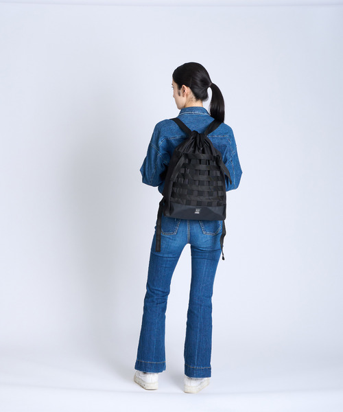 CHROME（クローム）の「［ CHROME / クローム ］BARRAGE KNAPSACK BK_BLACK / バラージ ナップサック ブラック 21リットル 耐水（バックパック/リュック・メンズ・ブラック・FREE）」の22枚目の写真