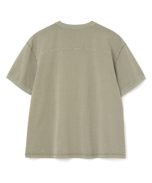 Millo Archive（ミロ アーカイブ）の「クライン ウォッシュド ヘンリーネック Tシャツ [ウォッシュドカーキ]（Tシャツ/カットソー・メンズ・その他・MEDIUM/LARGE/X-LARGE）」の6枚目の写真