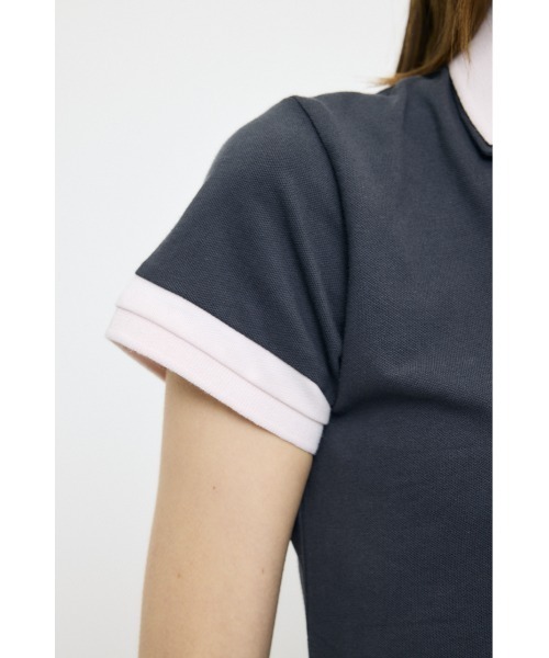 MOUSSY（マウジー）の「CONTRAST POLO ドレス（ワンピース・レディース・グレー/ブラック/ネイビー・1/2）」の12枚目の写真