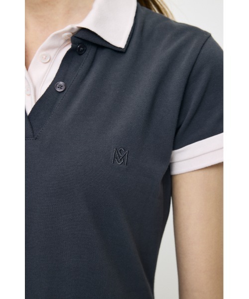 MOUSSY（マウジー）の「CONTRAST POLO ドレス（ワンピース・レディース・グレー/ブラック/ネイビー・1/2）」の13枚目の写真