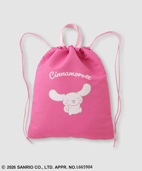 sanrio(サンリオ)の「【Sanrio/サンリオ】 キャラクタープリントナップサック(バックパック/リュック・レディース・サックスブルー/ブルー/ピンク/レッド/イエロー/パープル・FREE)」の6枚目の写真