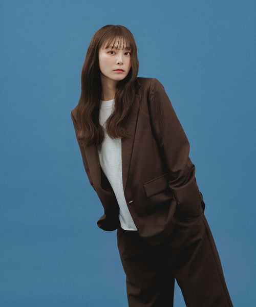 ZOZOMESSE(ゾゾメッセ)の「SETUP SLACKS(スラックス・メンズ・ダークブラウン・MENS/WOMENS)」の3枚目の写真