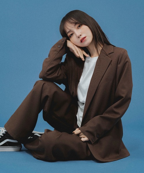 ZOZOMESSE(ゾゾメッセ)の「SETUP SLACKS(スラックス・メンズ・ダークブラウン・MENS/WOMENS)」の5枚目の写真