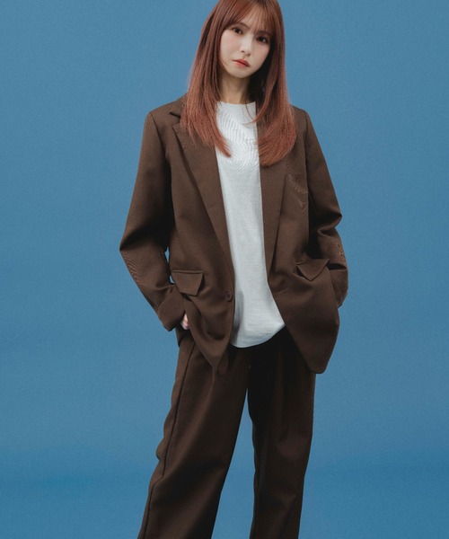 ZOZOMESSE(ゾゾメッセ)の「SETUP SLACKS(スラックス・メンズ・ダークブラウン・MENS/WOMENS)」の8枚目の写真