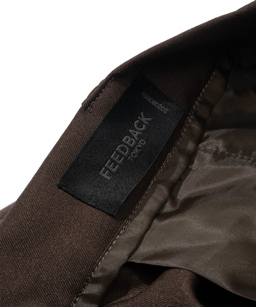 ZOZOMESSE(ゾゾメッセ)の「SETUP SLACKS(スラックス・メンズ・ダークブラウン・MENS/WOMENS)」の15枚目の写真
