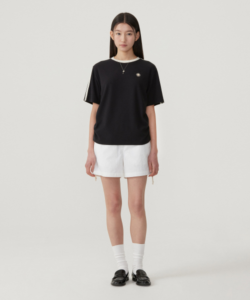 COVERNAT WOMAN(カバーナットウーマン)の「ウーマンシャーリングワッフルTシャツブラック(Tシャツ/カットソー・レディース・その他・WS/WM)」の4枚目の写真