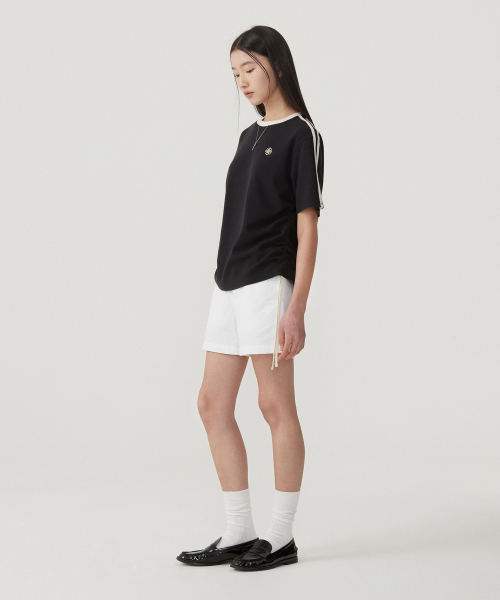 COVERNAT WOMAN(カバーナットウーマン)の「ウーマンシャーリングワッフルTシャツブラック(Tシャツ/カットソー・レディース・その他・WS/WM)」の5枚目の写真