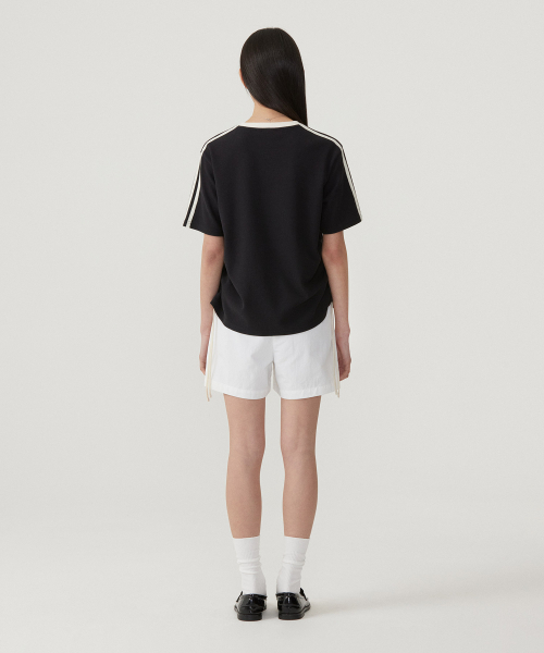 COVERNAT WOMAN(カバーナットウーマン)の「ウーマンシャーリングワッフルTシャツブラック(Tシャツ/カットソー・レディース・その他・WS/WM)」の6枚目の写真
