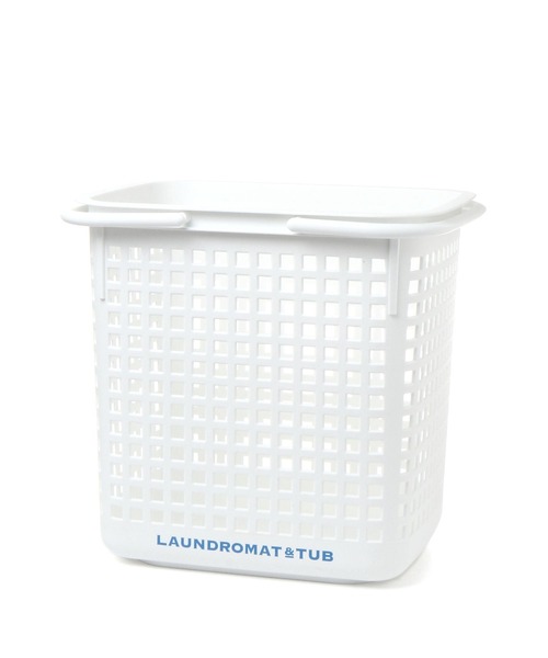 niko and...（ニコアンド）の「【LAUNDROMAT&TUB】スクエアバスケット/Lサイズ（ランドリーグッズ・レディース・ホワイト・0）」の2枚目の写真