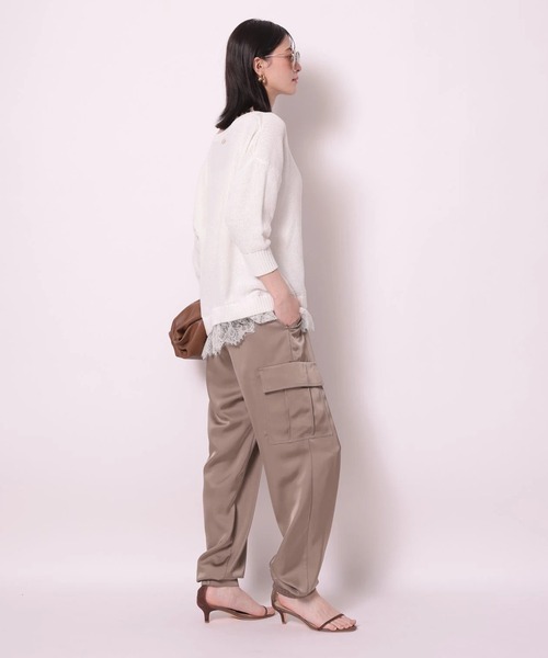 サテンカーゴパンツ（その他パンツ）｜Arpege story（アルページュ