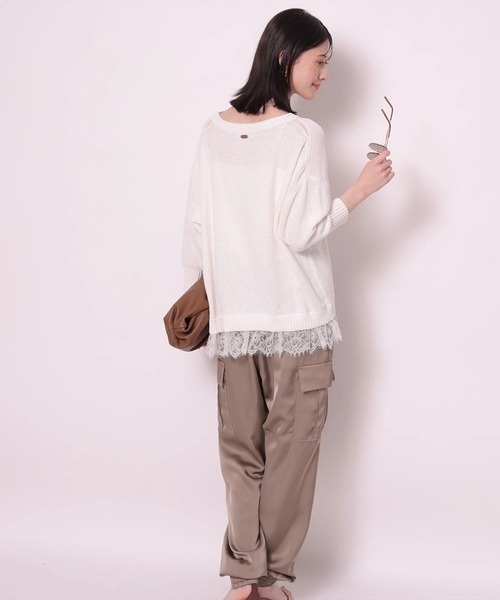 Arpege story(アルページュストーリー)の「サテンカーゴパンツ(その他パンツ・レディース・モカ・0/2/1)」の2枚目の写真