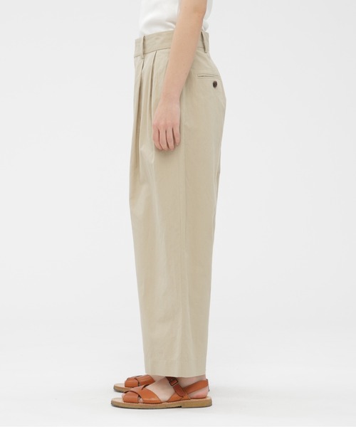 MARGARET HOWELL(マーガレットハウエル)の「COTTON LINEN(その他パンツ・レディース・ベージュ/チャコール・3/2/1/0)」の5枚目の写真