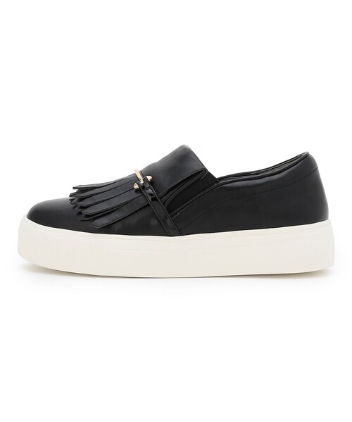 TOCCA(トッカ)の「FRINGE SLIPON RAIN SNEAKERS スニーカー(スニーカー・レディース・アイボリー系/ブラック系・36/35/38/39/37)」の7枚目の写真