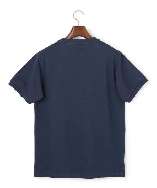 J.PRESS(ジェイプレス)の「新デザイン【BULLDOG BOY】カノコレジメン クルーネック Tシャツ(Tシャツ/カットソー・メンズ・ローズ系/ホワイト系/ネイビー系/サックスブルー系・MEDIUM/X-LARGE/LARGE/SMALL)」の12枚目の写真