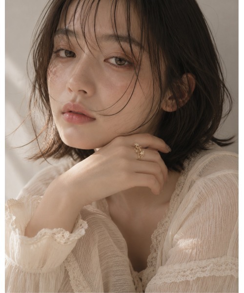HIKA(ヒカ)の「【HIKA】STARリング(リング・レディース・ゴールド/シルバー・FREE)」の1枚目の写真