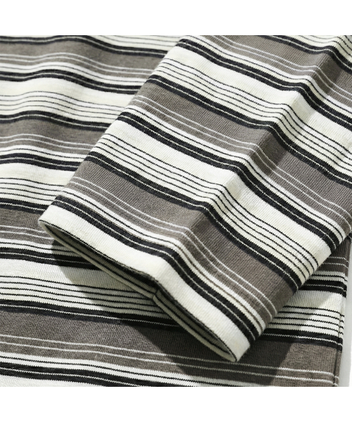 EXTRAORDINARY(エクストラオーディナリー)の「GOTHIC LOGO STRIPE LS TEE GREY(Tシャツ/カットソー・メンズ・その他・MEDIUM/LARGE/X-LARGE)」の5枚目の写真