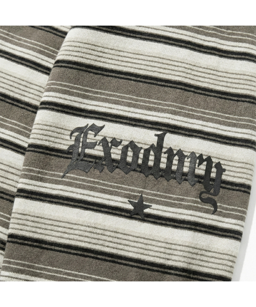 EXTRAORDINARY(エクストラオーディナリー)の「GOTHIC LOGO STRIPE LS TEE GREY(Tシャツ/カットソー・メンズ・その他・MEDIUM/LARGE/X-LARGE)」の6枚目の写真