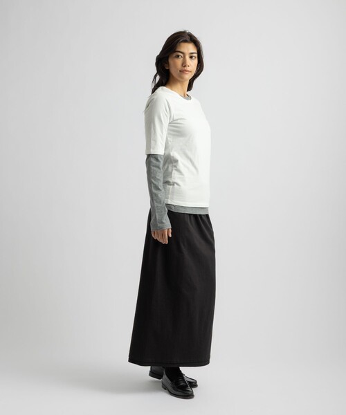 Saturdays NYC(サタデーズ ニューヨークシティ )の「Amy Midi Skirt(スカート・レディース・グレー/ブラック・S/L/M)」の7枚目の写真